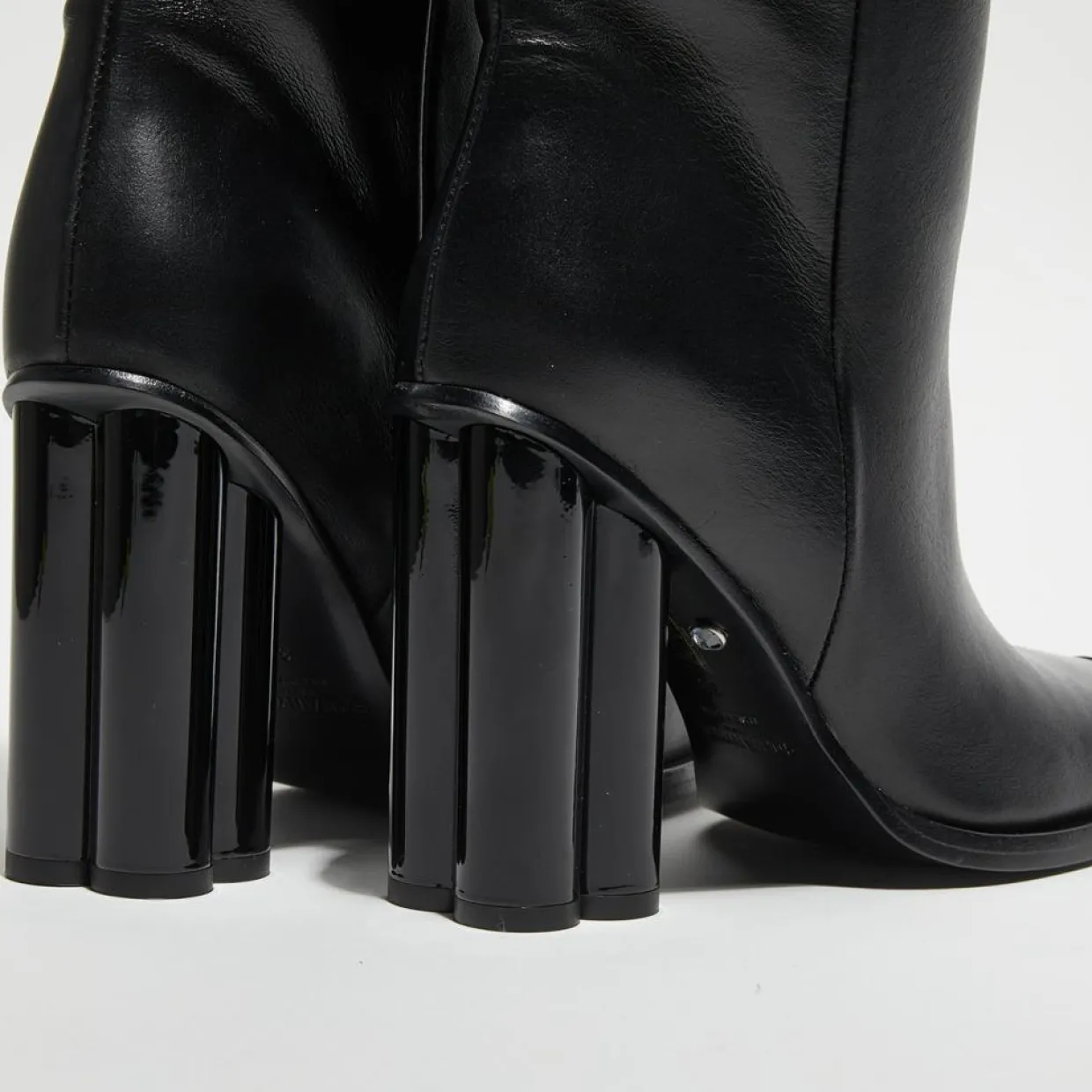 Bottines en Cuir Clover noires - Talon 10 cm-Sonia Rykiel Hot