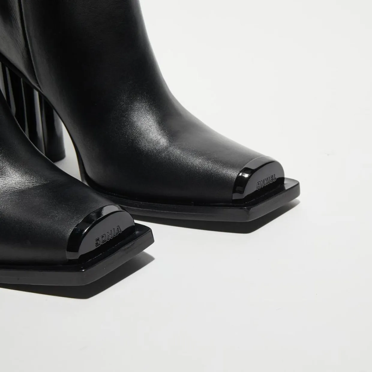 Bottines en Cuir Clover noires - Talon 10 cm-Sonia Rykiel Hot