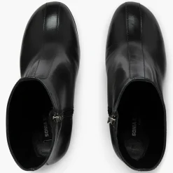 Femme Sonia Rykiel Bottines^Bottines en Cuir Clover noires - Talon 10 cm
