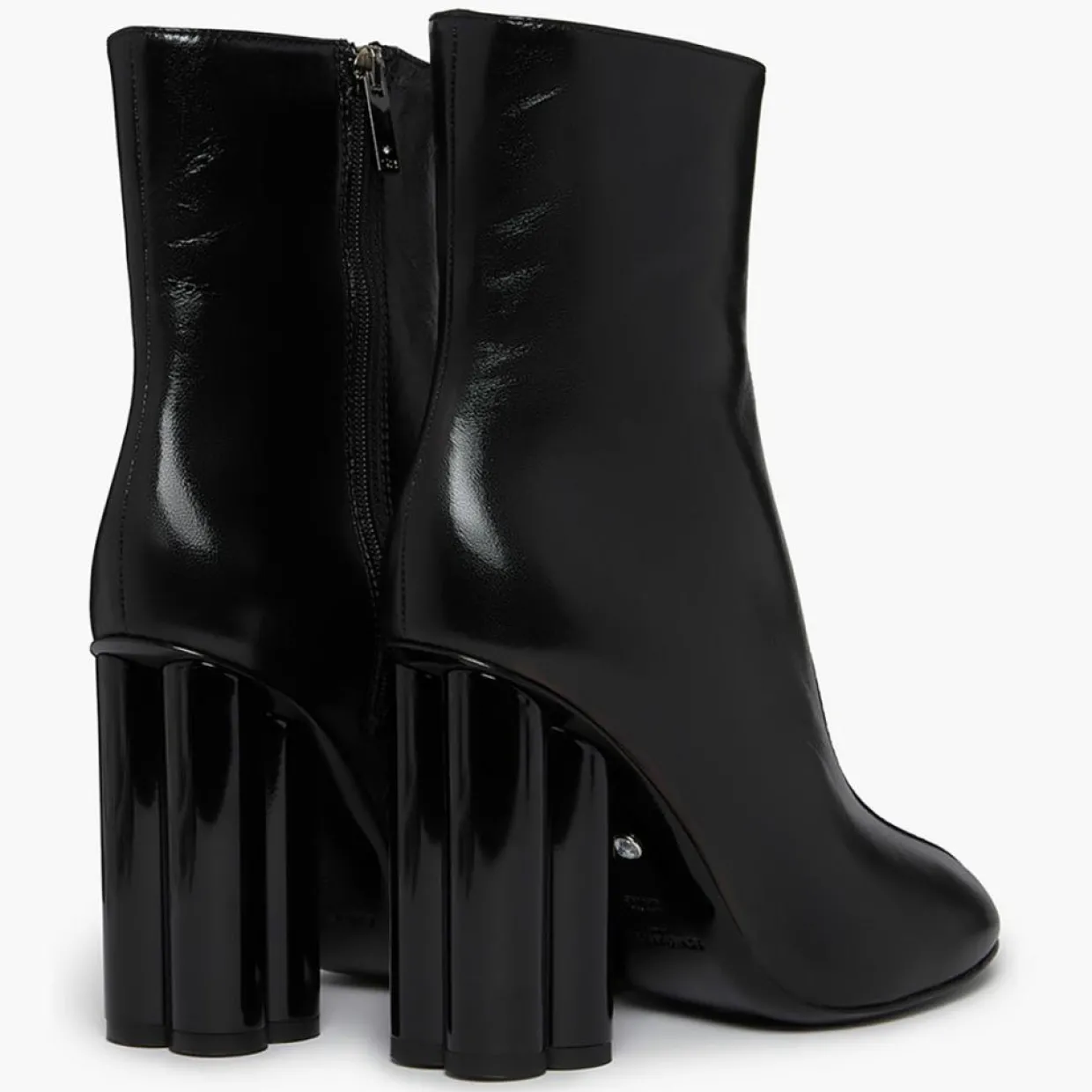 Femme Sonia Rykiel Bottines^Bottines en Cuir Clover noires - Talon 10 cm
