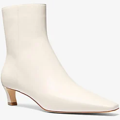 Bottines en Cuir Cosmo Kitten crèmes-Michael Kors Chaussures Discount