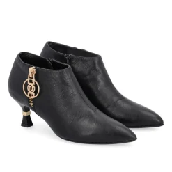Bottines en Cuir Della noires - Talon 5 cm-Liu-Jo Online