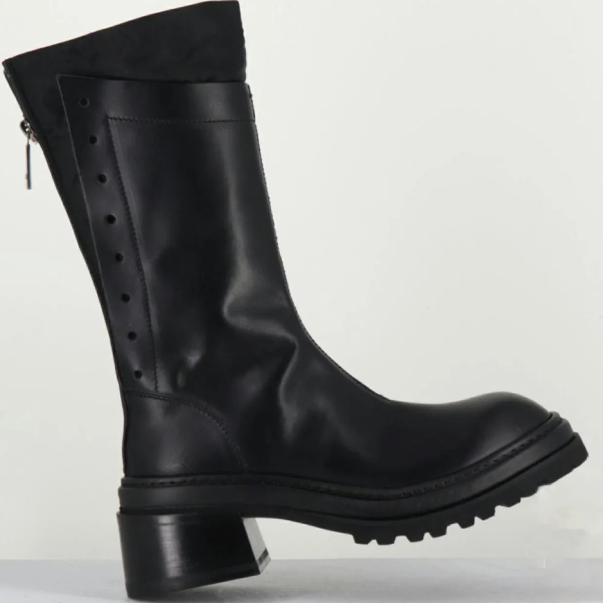 Femme Lemargo Bottines^Bottines en Cuir es noires - Talon : 5cm