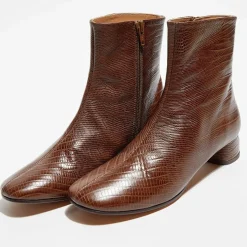 Femme Loq Bottines^Bottines en Cuir Joyce marron