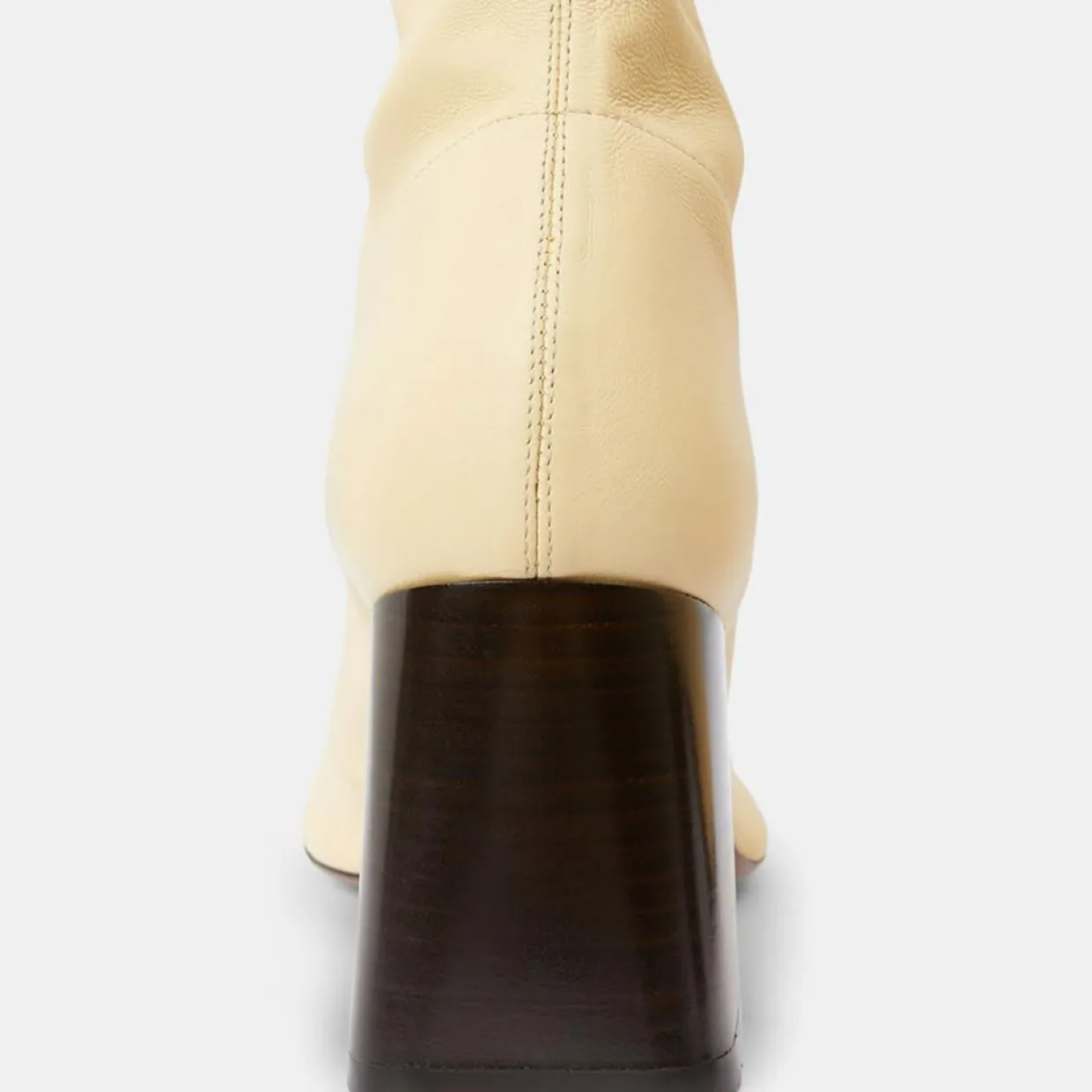 Bottines en Cuir Lepus jaune pâle - Talon 7 cm-Neous Discount