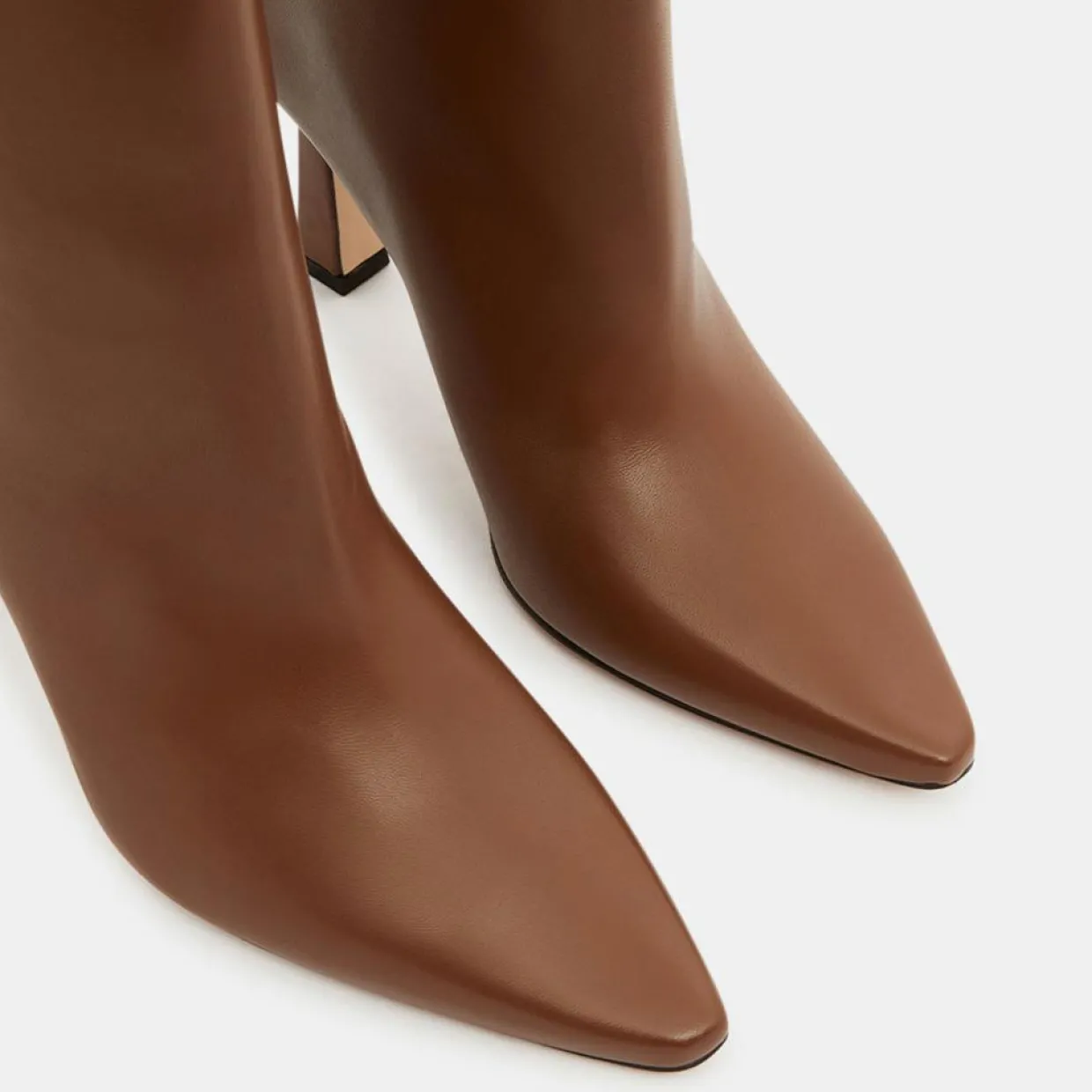 Bottines en Cuir Lina marron - Talon 9,5 cm-Wandler New