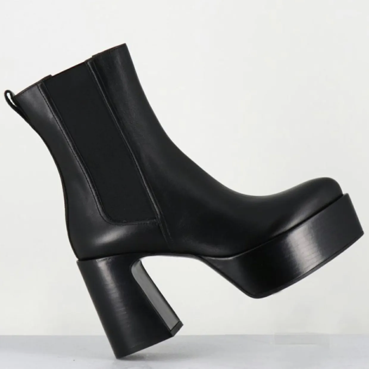 Bottines en Cuir M6571 noires - Talon : 9.5 cm-Premiata Hot