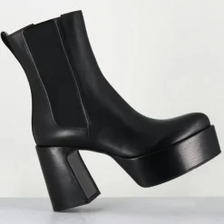 Bottines en Cuir M6571 noires - Talon : 9.5 cm-Premiata Hot