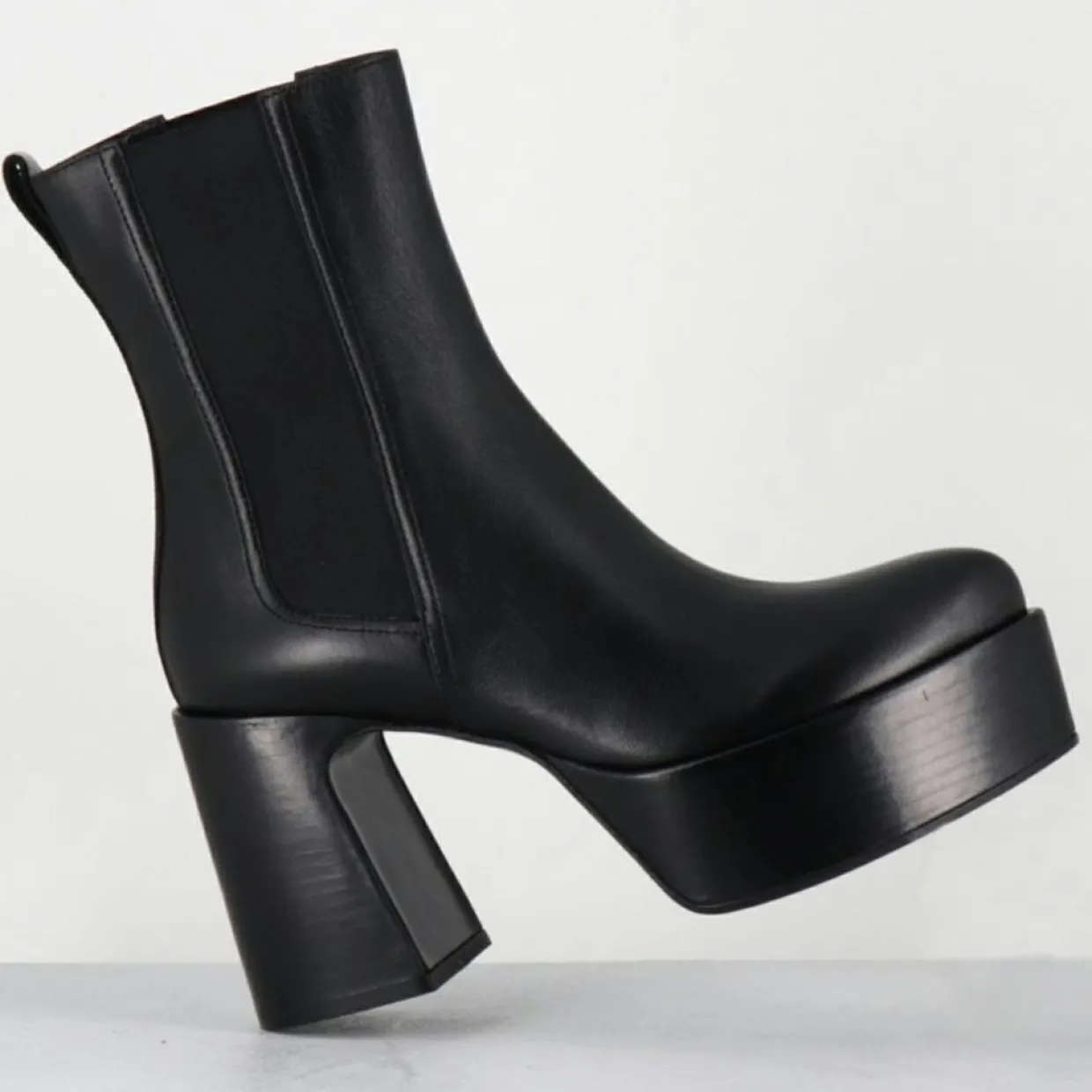 Bottines en Cuir M6571 noires - Talon : 9.5 cm-Premiata Hot