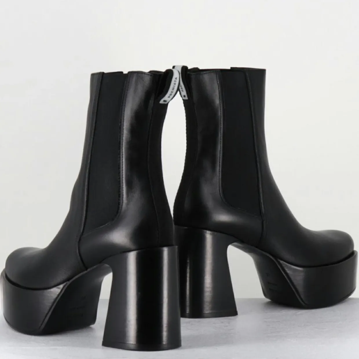 Bottines en Cuir M6571 noires - Talon : 9.5 cm-Premiata Hot