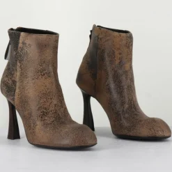 Bottines en Cuir marron - Talon 9 cm-Premiata Clearance