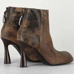 Bottines en Cuir marron - Talon 9 cm-Premiata Clearance