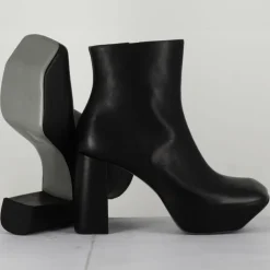 Bottines en Cuir noires-Malloni