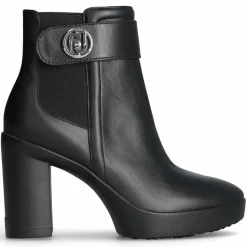 Bottines en Cuir Now noires - Talon 9 cm-Liu-Jo Clearance