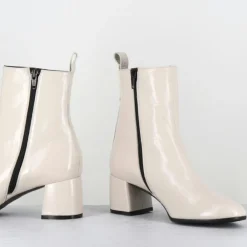 Femme Garrice Bottines^Bottines en Cuir samui lait