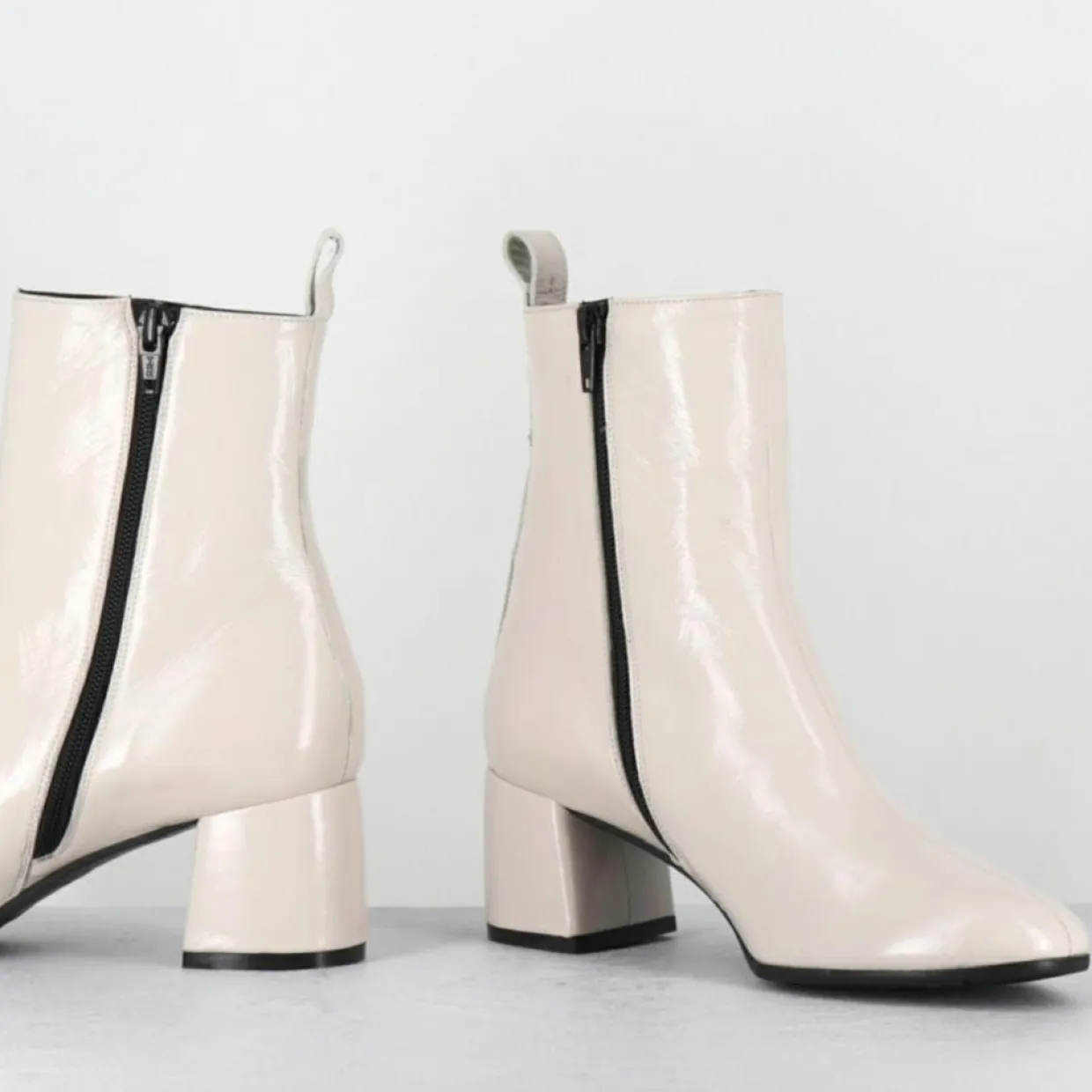 Femme Garrice Bottines^Bottines en Cuir samui lait