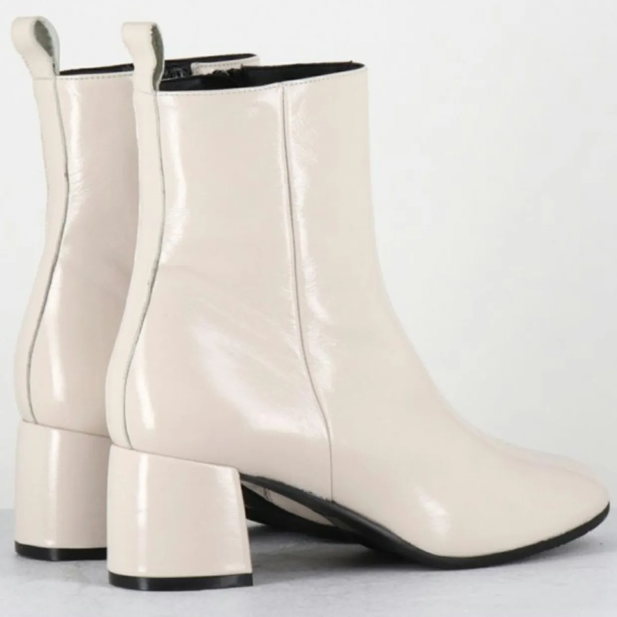 Femme Garrice Bottines^Bottines en Cuir samui lait