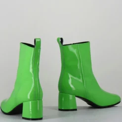 Femme Garrice Bottines^Bottines en Cuir samui vertes