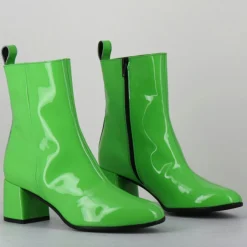 Femme Garrice Bottines^Bottines en Cuir samui vertes