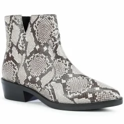 Femme Geox Bottines^Bottines en Cuir Teoclea beige/gris