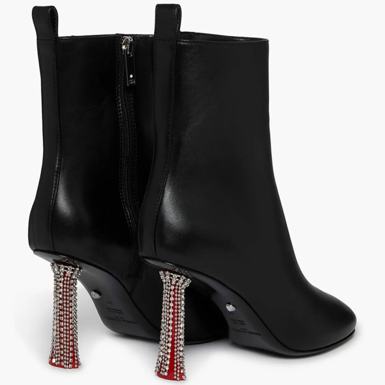 Femme Sonia Rykiel Bottines^Bottines en Cuir Valence noires - Talon 8 cm