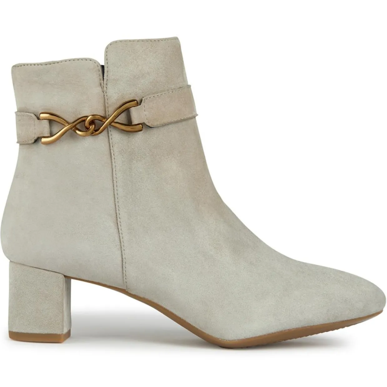 Bottines en Velours de Cuir Pheby 50 sable - Talon 5 cm-Geox Online