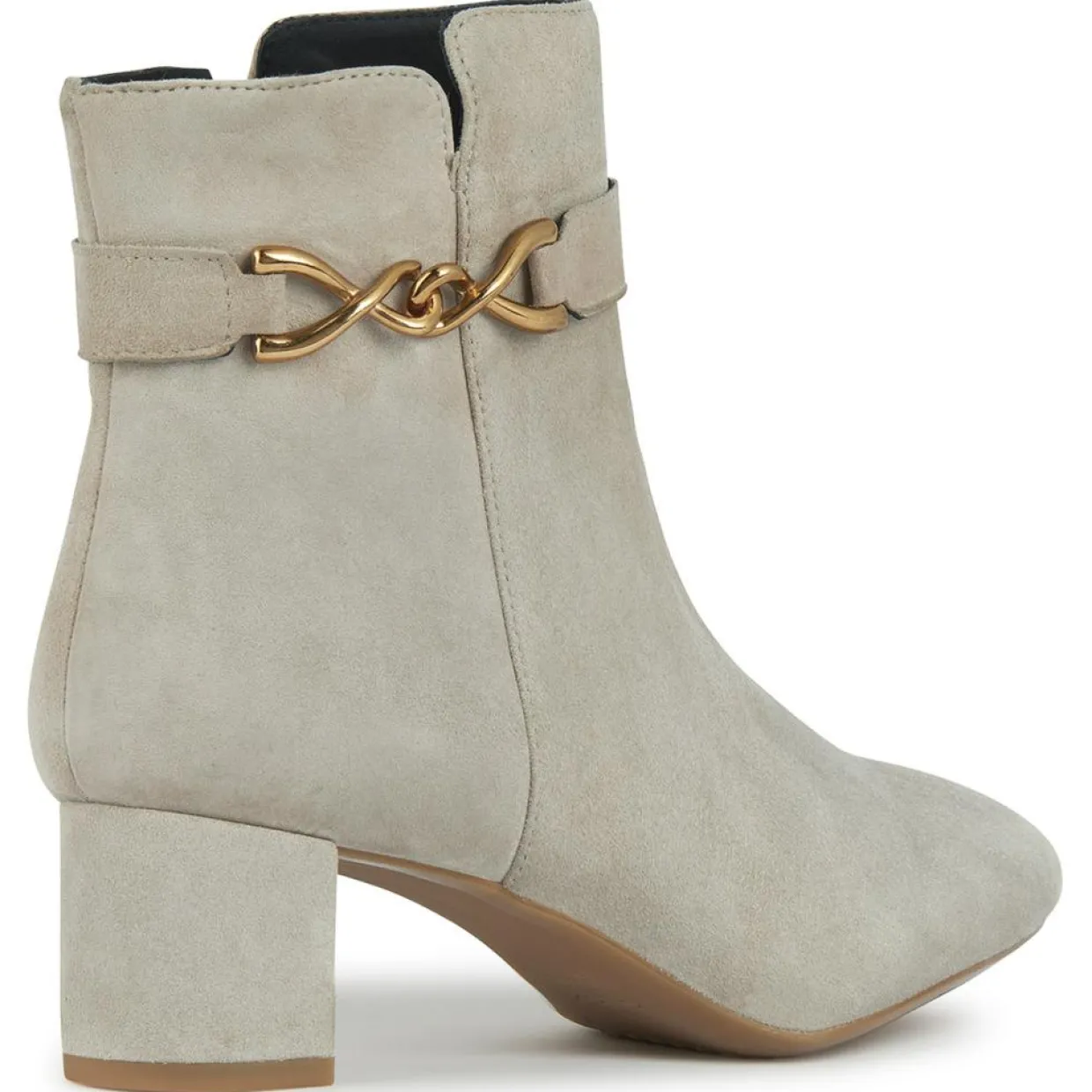 Bottines en Velours de Cuir Pheby 50 sable - Talon 5 cm-Geox Online