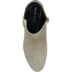 Bottines en Velours de Cuir Pheby 50 sable - Talon 5 cm-Geox Online