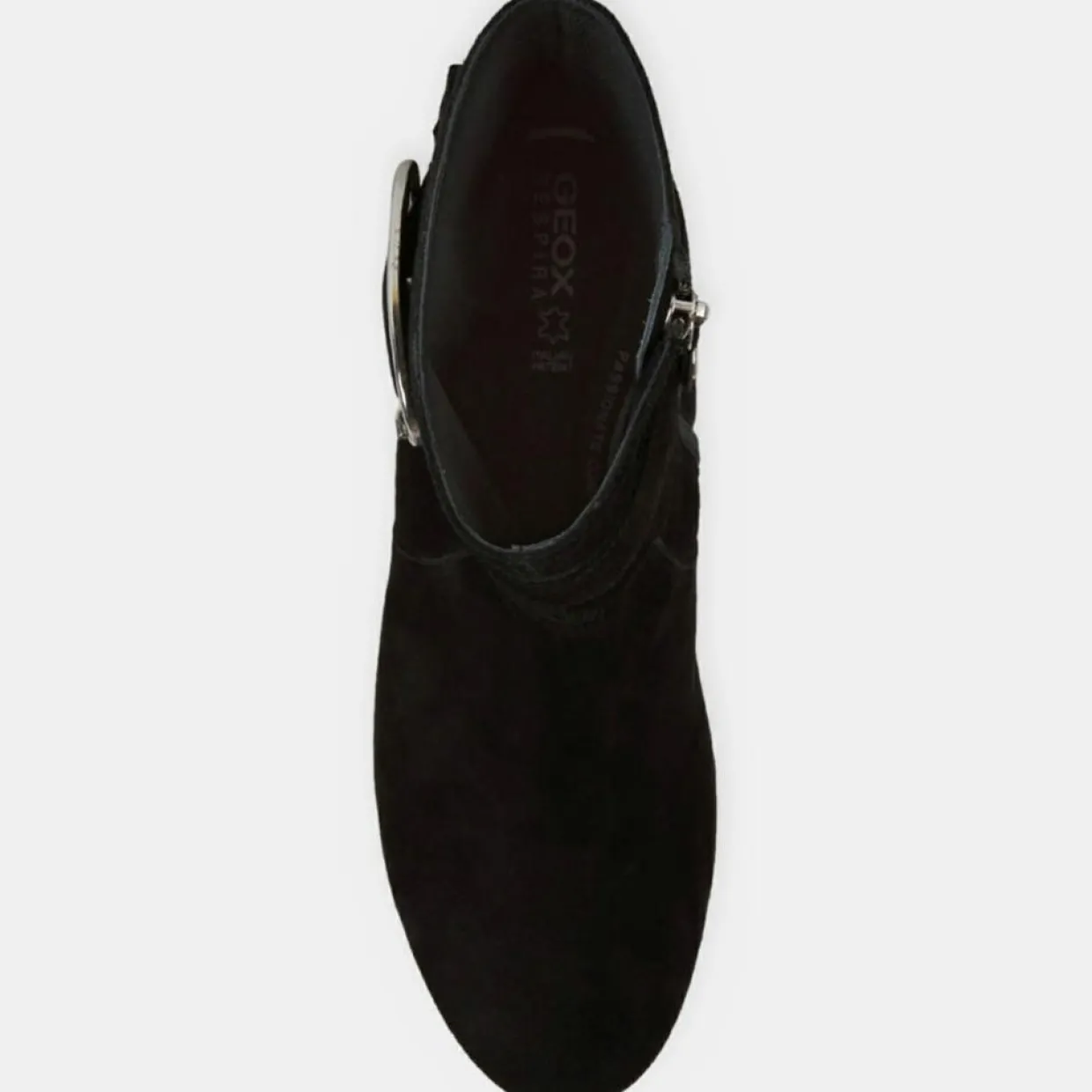 Bottines en Velours de Cuir Eleana noires-Geox Online