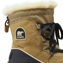 Bottines imperméables en Velours de Cuir doublure micropolaire Torino curry/noir-Sorel Sale