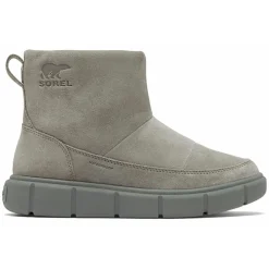 Femme Sorel Bottines^Bottines lifestyle Explorer Iii Slip-On Wp grises