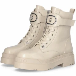 Bottines Love en Cuir beiges-Liu-Jo Sale