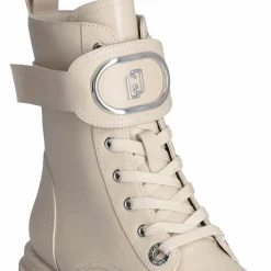 Bottines Love en Cuir beiges-Liu-Jo Sale