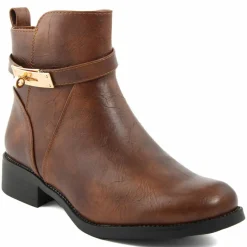 Femme Lab78 Bottines^Bottines plates camel