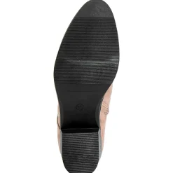Femme Lab78 Bottines^Bottines plates en Velours de Cuir Eleonore beiges