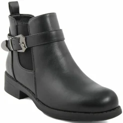 Femme Lab78 Bottines^Bottines plates noires