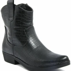 Femme Lab78 Bottines^Bottines texas noires