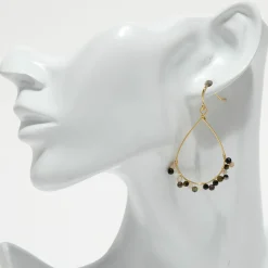 Femme Moonstone Boucles D'Oreilles^Boucles d'oreilles Claudia Tourmaline multicolore en laiton doré