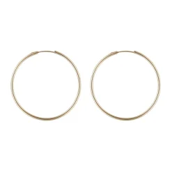 Femme Instant d'Or Boucles D'Oreilles^Boucles d'oreilles Créoles lisses or jaune
