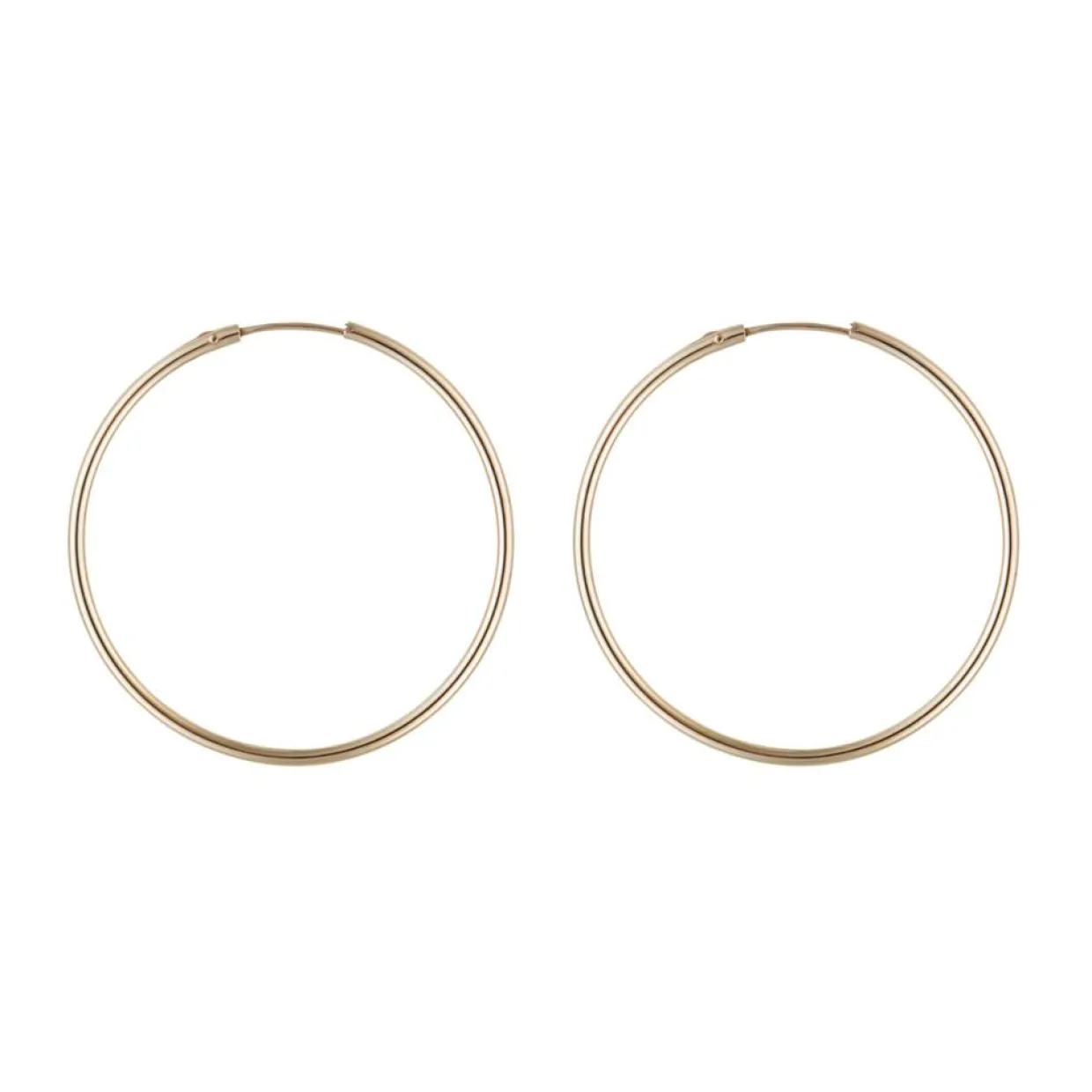 Femme Instant d'Or Boucles D'Oreilles^Boucles d'oreilles Créoles lisses or jaune