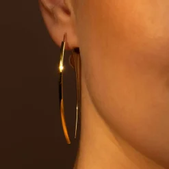 Femme Instant d'Or Boucles D'Oreilles^Boucles d'oreilles Créoles Edna or jaune
