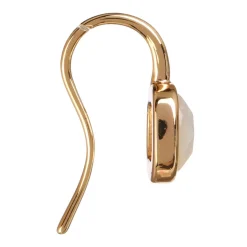 Boucles d'oreilles Ella Nacre en laiton doré-Moonstone Online