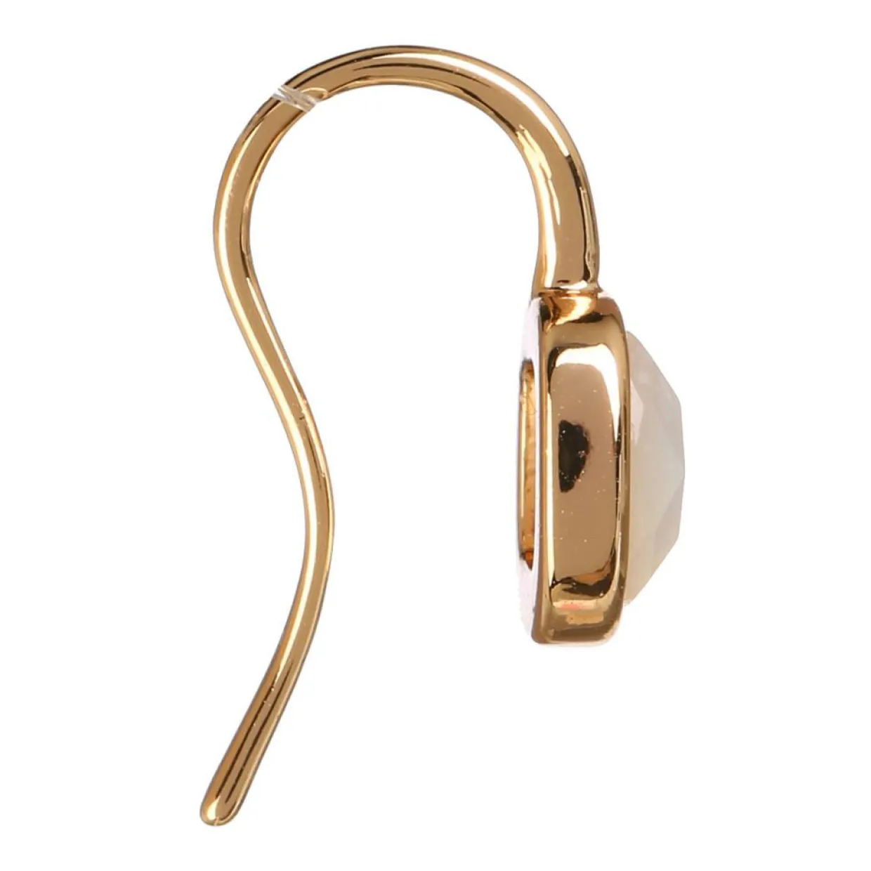 Boucles d'oreilles Ella Nacre en laiton doré-Moonstone Online