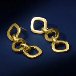 Boucles d'oreilles Giada en Argent doré-By Rafaella Discount