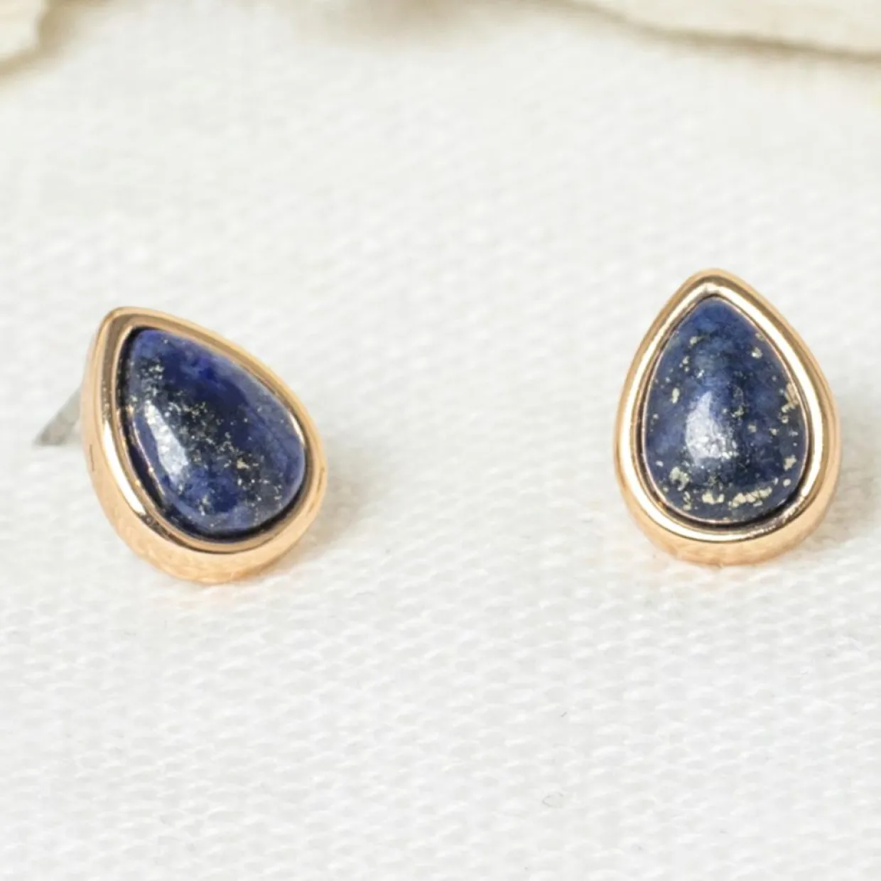 Femme Moonstone Boucles D'Oreilles^Boucles d'oreilles Lola Lapis en laiton doré