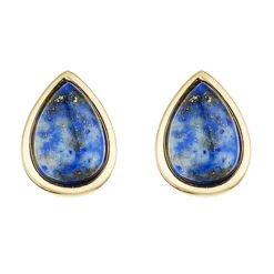 Femme Moonstone Boucles D'Oreilles^Boucles d'oreilles Lola Lapis en laiton doré
