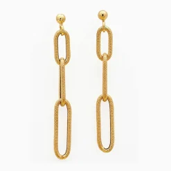 Boucles d'oreilles Lorenzo en Argent doré-By Rafaella Sale