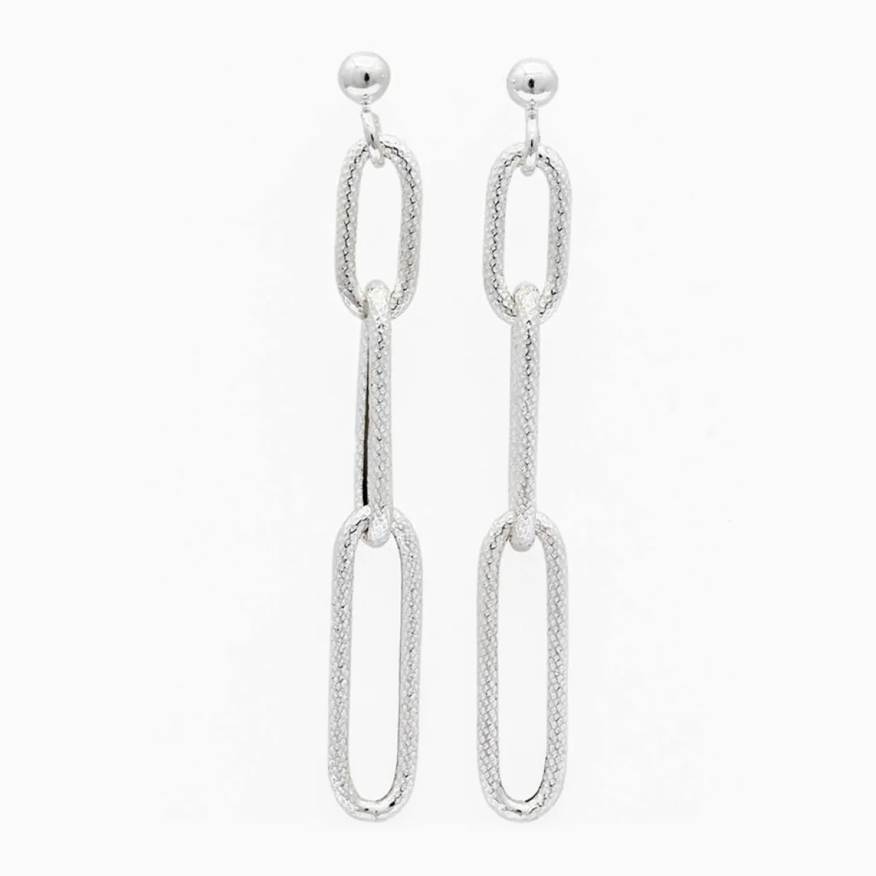 Boucles d'oreilles Lorenzo en Argent-By Rafaella Sale