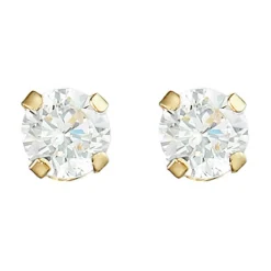 Boucles d'oreilles Puces or jaune-Instant d'Or Best