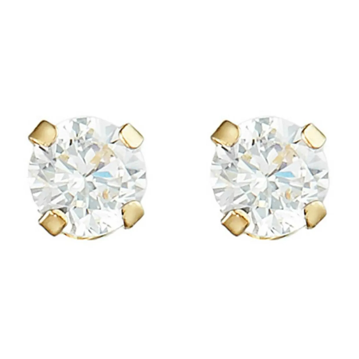 Boucles d'oreilles Puces or jaune-Instant d'Or Best
